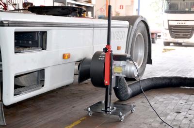 Extracción localizada de gases de escape en camiones