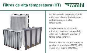 Filtros CAMFIL alta temperatura